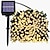Недорогие LED ленты-уличный солнечный струнный светильник 22 м 200led солнечный светодиодный струнный светильник наружные струнные светильники 8 функций сказочные огни открытый водонепроницаемый садовый газон двор