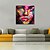 cheap Abstract Paintings-Oil Painting Hand Painted Square Abstract People Modern Rolled Canvas (No Frame)