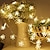 cheap LED String Lights-Christmas Decoration 5M 50LED Snowflake LED String Lights Battery Powered Fairy Light Living Room Outdoor Tree Christmas Halloween Wedding Decoration Light Without Battery