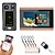 cheap Video Door Phone Systems-7inch Wired Wifi Fingerprint IC Card  Video Door Phone Doorbell Intercom System with Door Access Control SystemSupport Remote APP unlocking Recording