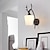 abordables Apliques de pared para interior-Lightinthebox-luces led de pared de estilo nórdico, creativo, mate, para dormitorio, habitación de niños, luz de pared de metal, 110-120v, 220-240v, 12 w
