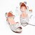 levne Boty pro princezny-Dívčí Sandály Pohodlné Princezna boty PU Malé děti (4-7ys) Růžová Stříbrná Léto