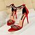 cheap Women&#039;s Sandals-Women&#039;s Sandals Stiletto Heel Open Toe High Heel Sandals Daily PU Solid Colored Black Red Pink