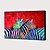 cheap Animal Paintings-Oil Painting Hand Painted Horizontal Animals Pop Art Modern Rolled Canvas (No Frame)
