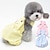 cheap Dog Clothes-Dog Dress Pajamas Plaid / Check Casual / Sporty Cute Party Casual / Daily Dog Clothes Puppy Clothes Dog Outfits Breathable Yellow Blue Pink Costume for Girl and Boy Dog Cotton S M L XL XXL