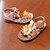 cheap Kids&#039; Sandals-Girls&#039; Sandals Comfort PU Little Kids(4-7ys) Black Pink Silver Summer