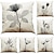 Χαμηλού Κόστους στυλ λουλουδιών και φυτών-1 σετ από 6 τεμάχια κάλυμμα μαξιλαριού βοτανική σειρά διακοσμητική θήκη για μαξιλάρι σπιτιού διακοσμητικό εξωτερικό / εσωτερικό μαξιλάρι για καναπέ καναπέ-κρεβάτι