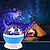 billige star galaxy projektorlys-led star galaxy projektorlampe 360 grader roterende nattlandskap stjernehimmel måneprojektor 8 farger skiftende barns søvn nattlys til soverommet dekorasjon globusform projeksjon rosa blå