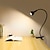 halpa Lukuvalot-blacksliver 3w led-pöytälamppu usb-pöytävalaisin lampun pidikkeellä joustava sänkylukeva kirja yövalo opiskelutoimistotöihin 1kpl