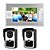 cheap Video Door Phone Systems-Wired 7 Inch Hands-free 800*480 Pixel Two To One Video Doorphone Intercom Infrared Night Vision Camera