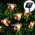 preiswerte LED Lichterketten-Solar Biene LED Lichterkette Solar Außenleuchte 6,5 m 30led Fee Lichterketten Außen Lichterketten 8 Funktion im Freien wasserdicht für Hochzeitsgarten Rasen Weihnachtsdekoration Solarlampe