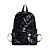 cheap Backpacks &amp; Bookbags-Unisex Backpack 2022 School Bag Rucksack Commuter Backpack Canvas Print Marble Large Capacity Zipper Casual Daily Black