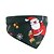 cheap Dog Clothes-Dog Cat Bandanas &amp; Hats Dog Bandana Dog Bibs Scarf Cartoon Plaid / Check Party Cute Christmas Party Dog Clothes Puppy Clothes Dog Outfits Adjustable Costume for Girl and Boy Dog Cotton Polyster S M