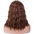 cheap Synthetic Trendy Wigs-Synthetic Wig Bouncy Curl Curly Weave Neat Bang Wig Long Medium Length Dark Brown Synthetic Hair 14 inch Women&#039;s Natural New Arrival Dark Brown
