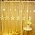 abordables Tiras de Luces LED-ramadan eid luces led luces de cadena de hadas 2.5 m luces de estrellas led starburst cortina luces de ventana dormitorio de luz de hadas al aire libre regalo de boda de año nuevo sin batería