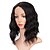 cheap Synthetic Trendy Wigs-Synthetic Wig Wavy Middle Part Wig Medium Length Black Synthetic Hair 16 inch Women&#039;s Party Cool Fashion Black
