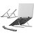 cheap Phone Mounts &amp; Holders-Portable Laptop Stand Folding Notebook Stand Holder For Macbook Lapdesk Adjustable Aluminum Alloy Computer Cooling Bracket