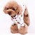 cheap Dog Clothes-Dog Shirt / T-Shirt Pajamas Flower Casual / Sporty Cute Party Casual / Daily Dog Clothes Puppy Clothes Dog Outfits Warm White Pink Costume for Girl and Boy Dog Cotton XXXS XXS XS S M L