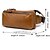 cheap Belt &amp; Waist Bags-Men&#039;s Bags Cowhide Fanny Pack Zipper for Daily Brown / Coffee