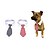 billiga Hundkläder-Hund Halsband Valpkläder Knyta / Fluga Pläd / Rutig Cosplay Semester Hundkläder Valpkläder Hundkläder Svart och Purpur Vit / Röd Svart / röd Kostym för Girl and Boy Dog Cotton S M