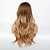 cheap Synthetic Trendy Wigs-Synthetic Wig Body Wave Neat Bang Wig Long Synthetic Hair 24 inch Women&#039;s Fashionable Design Women Color Gradient Blonde