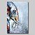 cheap Abstract Paintings-Oil Painting Hand Painted Vertical Abstract Animals Comtemporary Modern Stretched Canvas