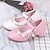 cheap Kids&#039; Princess Shoes-Girls&#039; Flats Comfort Princess Shoes Halloween PU Little Kids(4-7ys) White Pink Summer