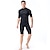 Χαμηλού Κόστους Wetsuits &amp; Diving Suits-ανδρικό rash guard top κολύμπι σερφ θαλάσσια σπορ μονόχρωμο άνοιξη καλοκαίρι