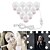 cheap Ring Lights-LED Makeup Mirror Vanity Light Bulbs Hollywood Style White Lighting LED Lamp Touch Switch USB Cosmetic Lighted String Rotating