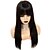 cheap Synthetic Trendy Wigs-Synthetic Wig kinky Straight with Baby Hair Wig Very Long Natural Black Synthetic Hair 68~72 inch Women&#039;s Synthetic Black