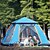 cheap Tents, Canopies &amp; Shelters-3 - 4 person Camping Tent Cabin Tent Family Tent Outdoor Waterproof UV Sun Protection Windproof Double Layered Poled Dome Camping Tent Two Rooms 2000-3000 mm for Fishing Beach Camping / Hiking