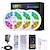 cheap LED Strip Lights-LED Strip Lights 5M 10M 15M 20M RGB Music Sync 12V Waterproof LED Strip 30LED/M 5050 SMD Color Changing LED Light with Bluetooth Controller and Adapter for Bedroom Home TV Back Light DIY Deco