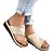 cheap Women&#039;s Sandals-Women&#039;s Sandals Flat Sandals Orthopedic Sandals Bunion Sandals Orthopedic Sandals Daily Solid Colored Wedge Sandals Summer Flat Heel Open Toe Casual PU Loafer Silver Leopard Black