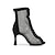 זול מגפי ריקוד-בגדי ריקוד נשים נעליים לטיניות נעלי ג&#039;אז מגפי ריקוד נעלי טנגו מפלגה הצגה אימון מגפיים קריסטל / ריינסטון שרוכים רשת סלים גבוהה עקב אבזם שחור אדום
