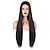 cheap Synthetic Trendy Wigs-Synthetic Wig Straight Middle Part Wig Long Light Brown Dark Brown Natural Black #1B Synthetic Hair 28 inch Women&#039;s Middle Part Party Fashion Black / Daily Wear / Ombre Hair