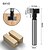 cheap Hand Tools-5/16 3/8 1/2 Woodworking Milling Cutter 1/4 Handle Keyhole Knife Wood Photo Frame Hanging Wall T-Shaped Keyhole Knife Suit