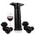 cheap Barware-Wine Saver Vacuum Bottle Stoppers 1 Pump with 4 Pcs Sealed Bottle Caps Stopper