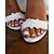 olcso Esküvői cipők-Női Esküvői cipők Menyasszonyi cipők Csipke Lábujj nélküli Boho PU Bokapánt Fehér Kristály