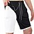 cheap Running Shorts-Men&#039;s Running Shorts Compression Shorts Drawstring 2 in 1 Base Layer Sports &amp; Outdoor Athletic Breathable Quick Dry Moisture Absorbent Fitness Gym Workout Marathon Sportswear Activewear Solid Colored