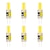 billige LED-kolbelys-10 stk g4 3w 300lm cob led bi-pin pære til skabslys loftslys rv både udendørs belysning 30w halogen tilsvarende varm hvid ac/dc12v