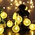 cheap LED String Lights-2M 10LED Fairy Lights LED Orange Lemon String Lights Battery Powered Christmas Garland Display Window New Year Wedding Family Party Decoration Without Battery