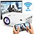 cheap Projectors-LED WiFi Projector Mobile Projector with Small Portable HD Home Theater Basic Sync Display Version