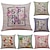 cheap Floral &amp; Plants Style-1 Set of 6 Pcs Cushion Cover Botanical Series Decorative Throw Pillow Case Home Sofa Decorative Outdoor/Indoor Cushion for Sofa Couch Bed Chair