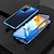 hesapli Samsung Kılıfı-telefon Pouzdro Uyumluluk Samsung Galaksi Tam Kaplama Kılıf Manyetik Adsorpsiyon Çantası S21 Plus S21 Ultra Toz Geçirmez Şeffaf Çift Taraflı Şeffaf Temperli Cam Metal
