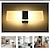 preiswerte Einbau-Wandleuchten-1-Licht LED-Wandleuchte rundes Rechteck Innenwandleuchte Acryl moderne zeitgenössische Wandleuchte für Schlafzimmer Flur Treppe Badezimmer 6W