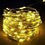 baratos LED String Lights-10m 100Leds Copper Wire LED String Lights Starry Lights Christmas Fairy lights Battery Powered Remote Controller New Year Wedding