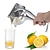 ieftine Produse de Bar-storcator manual din metal argintiu storcator de fructe suc lamaie portocaliu presa de uz casnic multifunctional bucatarie consumabile vase