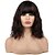 cheap Synthetic Trendy Wigs-Synthetic Wig Curly With Bangs Wig Medium Length Brown Synthetic Hair 12 inch Women&#039;s Party New Arrival Fashion Brown