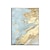 baratos Pinturas Abstratas-Pintura a óleo 100% artesanal arte de parede pintada à mão em tela abstrata moderna textura de mármore azul dourado decoração para casa decoração lona enrolada sem moldura não esticada