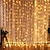 billiga LED-ljusslingor-3x3m 10x10ft led fönstergardin blinkande ljusslinga kransljus present trädgård hemfest bröllop alla hjärtans dag dekoration med plugg